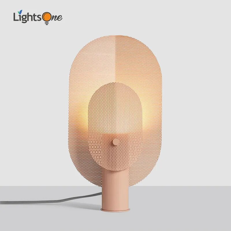 Lampe de table nordique minimaliste en fer forgé