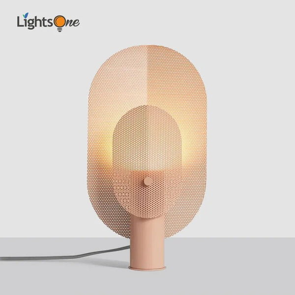 Lampe de table nordique minimaliste en fer forgé