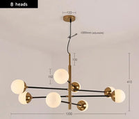 Suspension florale en verre
