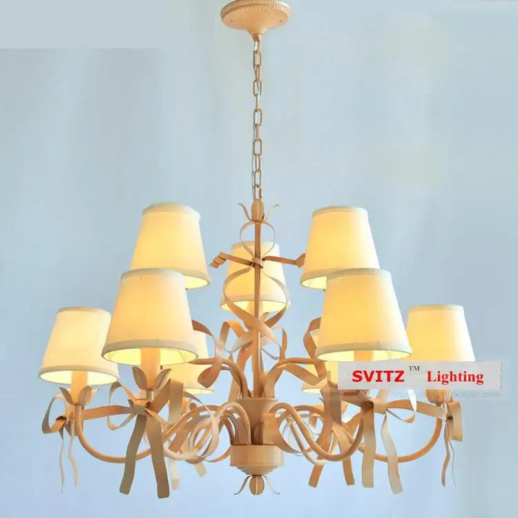 Lustre LED "EuroGlow" avec ruban et arc décoratif
