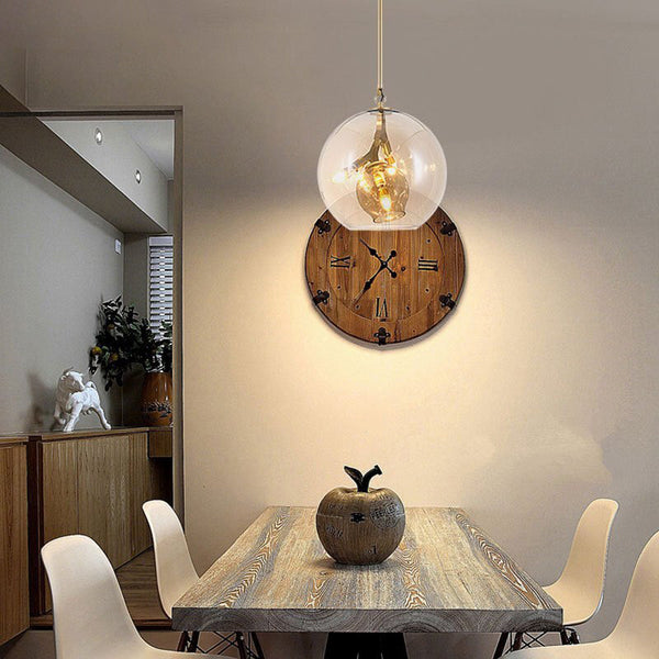 Suspension LED industrielle Kiria Glass