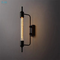 Applique Murale Tube Vapeur Vintage Noir