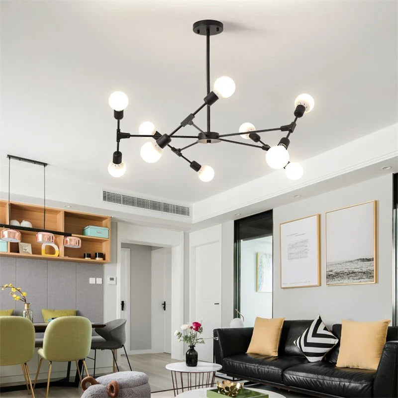 Lustre Vintage Nordique Moderne pour Restaurants Eclatants