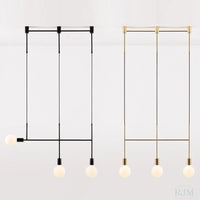 Lustre Nordique Or Moderne pour Décoration de Noël et Luminaires Maison