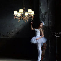 Lustre LED "EuroGlow" avec ruban et arc décoratif