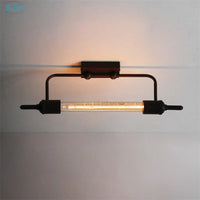 Applique Murale Tube Vapeur Vintage Noir