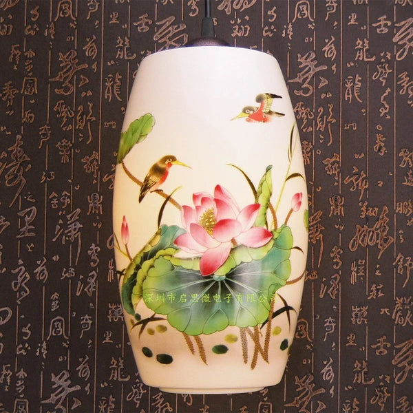 Suspension Chinoise de Qualité en Céramique