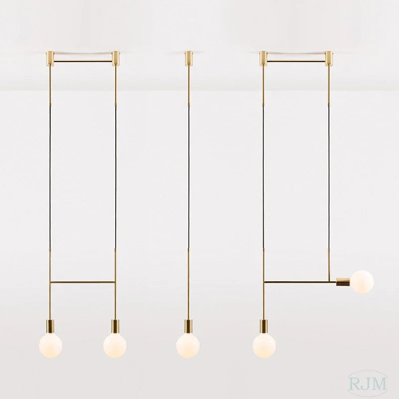 Lustre Nordique Or Moderne pour Décoration de Noël et Luminaires Maison