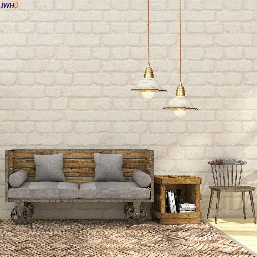 Suspension LED Cuivre Verre nordique moderniste