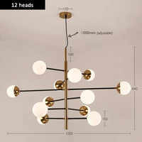 Suspension florale en verre