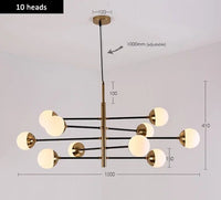 Suspension florale en verre