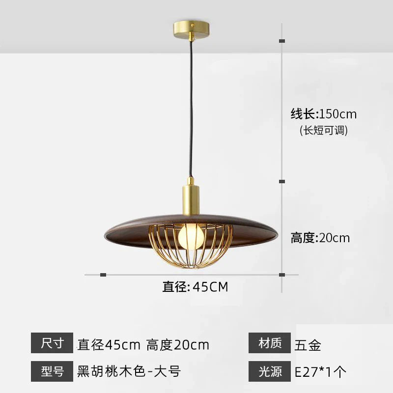 Suspension Nordik™ décorative en fer avec LED intégrée