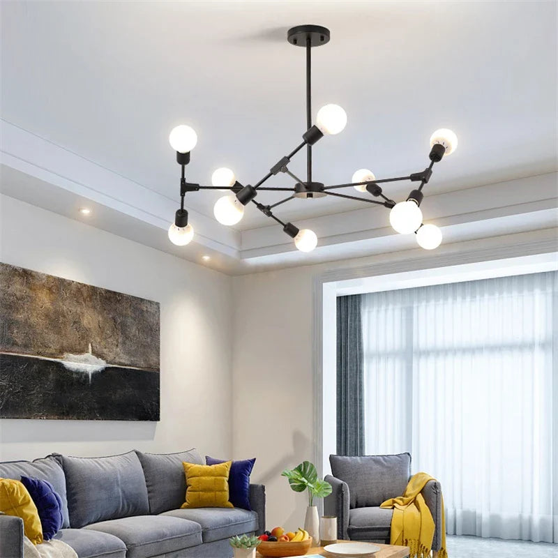 Lustre Vintage Nordique Moderne pour Restaurants Eclatants