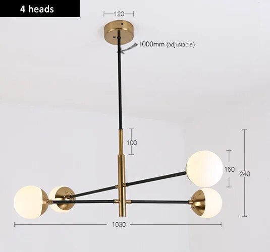 Suspension florale en verre