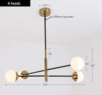 Suspension florale en verre