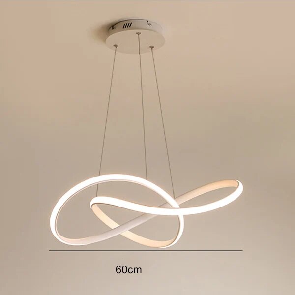 Suspension circulaire au design nordique et minimaliste
