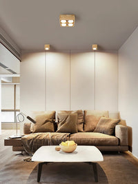 Plafonnier Downlight Japonais - Grille Audacieuse