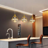 Lustre LED en cristal post-moderne pour une décoration créative.