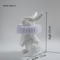 Lampe de table Lapin Lumineux pour Chambre à Coucher