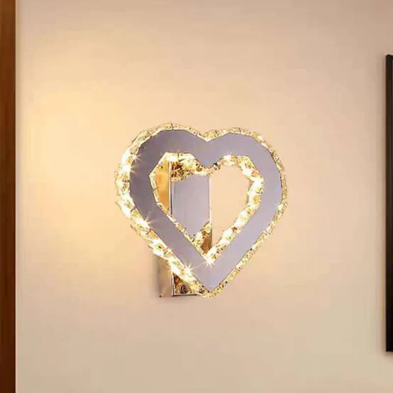 Applique murale en cristal contemporain