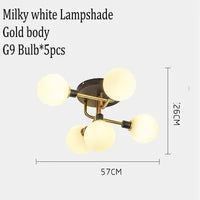 Lustre Gris Fumée Moderne pour Maison Intérieur