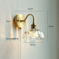 Applique Murale LED Moderne avec Chaîne et Interrupteur