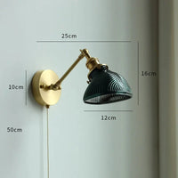 Applique Murale LED Moderne avec Chaîne et Interrupteur