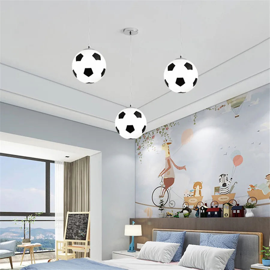 Suspension E27 Basketball Glass Ball Lights