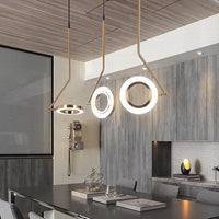 Suspension LED design en métal Bony