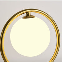 Lampe à poser design LED dorée Nuria