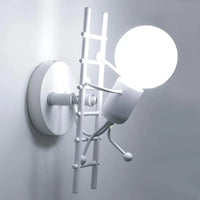 Applique murale design en fer E27