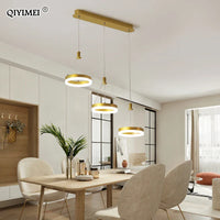 Suspension LED design avec télécommande - Luminaire acrylique Lampara Abajur