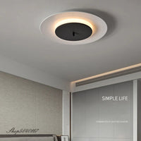 Plafonnier LED Premium à Disque Unique avec Système de Suspension