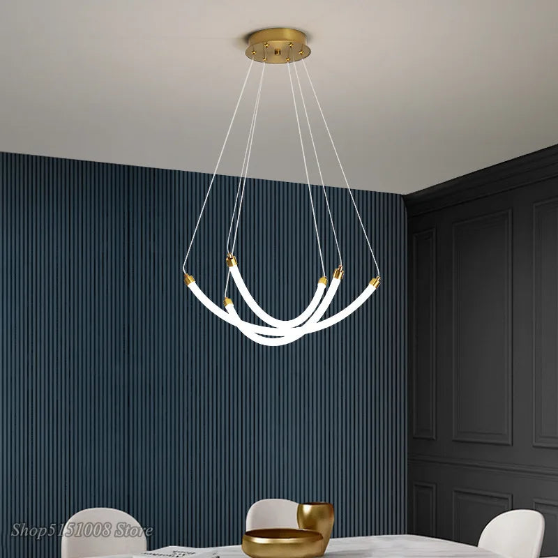 Lustre nordique Art Design LED Décor À La Maison - Collection Exclusive Brilliance