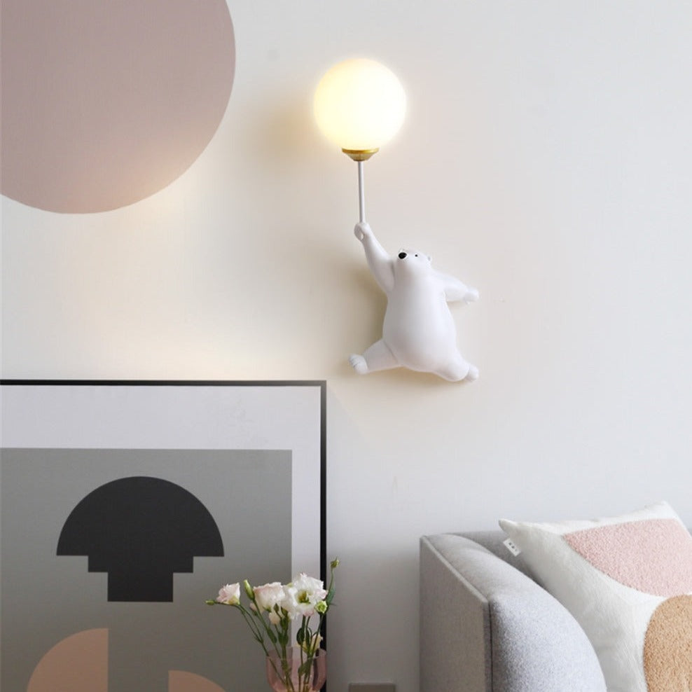 Applique murale enfant Ours Polaire Maverick