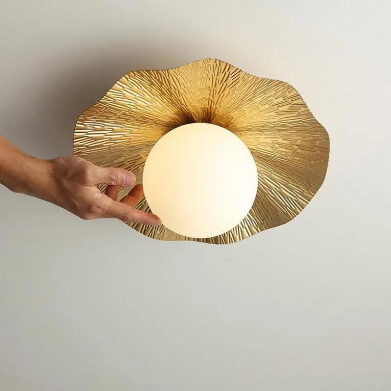 Plafonnier Lotus : Style Nordique Moderne