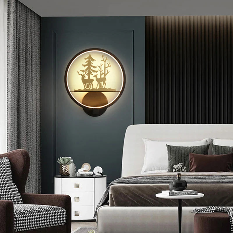 Applique nordique LED ronde : le mariage parfait pour petits et grands