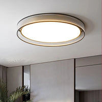 Plafonnier LED rond design et élégant avec lanternes Jianmei hall en tissu de cuivre