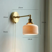 Applique Murale LED Moderne avec Chaîne et Interrupteur