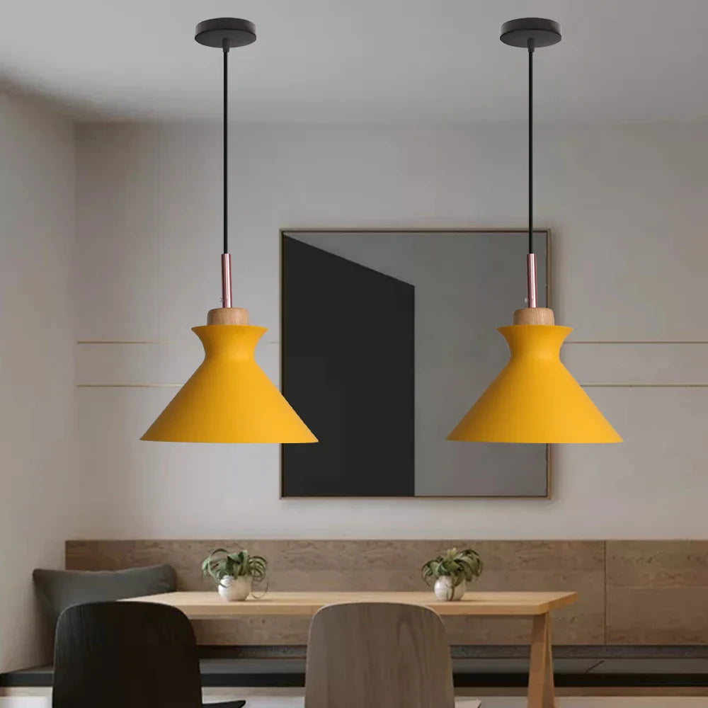 Suspension LED moderne pour un éclairage nordique tendance - Cuisine Salon Maison Salle à manger Bar - Luminaires Déco E27