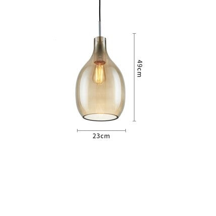 Suspension nordic Halek Glass
