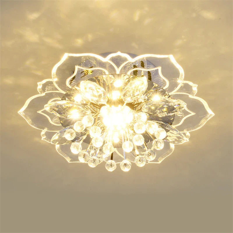 Lustre Cristal Fleurs : Élégance pour Votre Intérieur