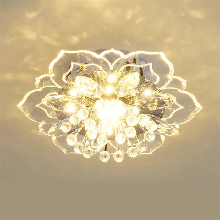 Lustre Cristal Fleurs : Élégance pour Votre Intérieur
