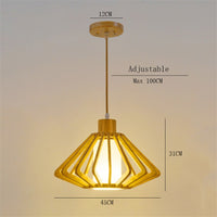 Suspension Alfa - Design bois moderne
