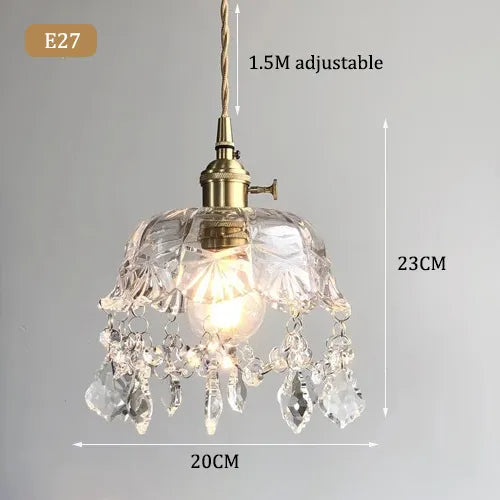 Suspension Cristal Moderne