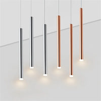 Cylindre Long Tube LED Suspension pour Bars & Restaurants