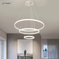 Lampe suspendue LED en aluminium - Luminaire décoratif d'intérieur - Nouveauté
