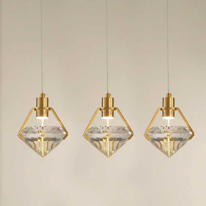 Lustre LED en cristal post-moderne pour une décoration créative.
