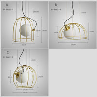 Ohio - Suspension Design Métallique Ajourée