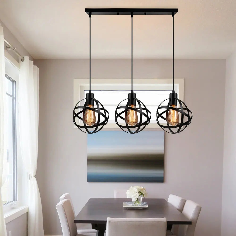 Suspension industrielle nordique moderne minimaliste